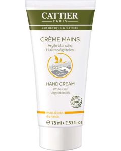 Cattier Crème Mains Mains Sèches 75ml