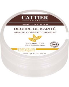 Cattier Beurre de Karité Parfum Miel 100g