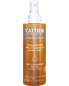 Cattier Huile Sèche Multi Usages Visage Corps & Cheveux Sublime Alchimie 100ml