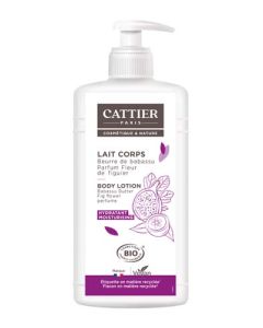 Cattier Lait Corps Hydratant Beurre de Babassu Parfum Fleur de Figuier 500ml