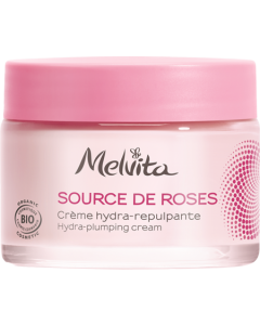 Melvita Source de Rose Crème Hydra-Repulpante Bio 50ml