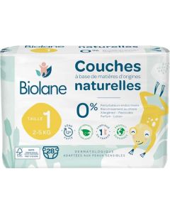 Biolane Couches Ecologiques Taille 1 x28