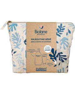 Biolane Trousse "Ma Routine Bébé Peaux Seches Et Sensibles" 500ml + 50ml