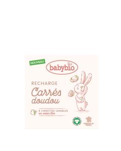 Babybio Recharge Carrés Doudou 8 Lingettes