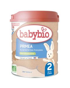 Babybio Primea 2 Lait Infantile 2ème Age Bio 800g