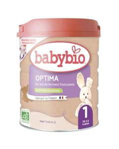 Babybio Optima 1 Fibres Lait Infantile 1er Age 800g