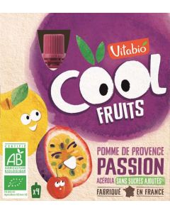 Vitabio  Cool Fruits - Pomme de Provence Passion Acérola 4x90g