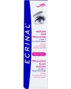 Ecrinal Mascara Noir Triple Action Anp2 + Force et Volume 7 ml