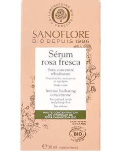 Sanoflore Rosa Fresca Sérum Hydratant Bio 30ml