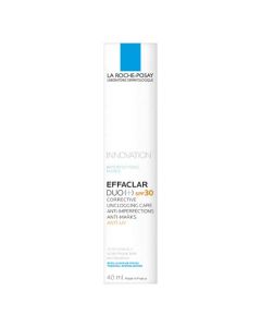 La Roche-Posay Effaclar Duo (+) Soin Complet Anti-Imperfections, Anti-Marques et Anti-Récidive et Anti-Uv (Spf30) 40 ml
