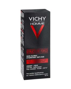 Vichy Homme Structure Force Soin Global Hydratant Anti Âge 50 ml