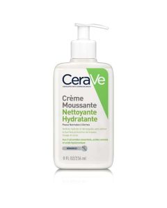 CeraVe Crème Moussante Nettoyante Hydratante Visage 236 ml