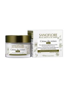 Sanoflore Crème Des Reines Nuit Soin Réparateur 50ml