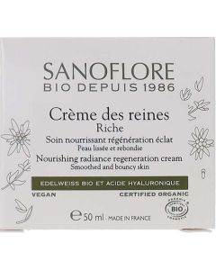 Sanoflore Crème Des Reines Riche Soin Nourrissant 50ml