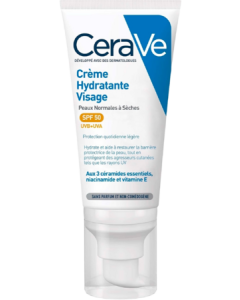 CeraVe Crème Hydratante Visage Spf50 52ml