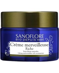 Sanoflore Crème Hydratante Merveilleuse Riche 50 ml