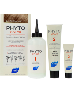 Phyto Phytocolor 9.8 Blond Tres Clair Beige Kit De Coloration Permanente