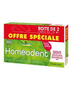 Boiron Homéodent Soin Gencives Sensibles Anis 2x75ml