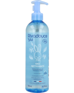 Rivadouce Bebe Eau Nettoyante Micellaire Bio Flacon Pompe 500ml