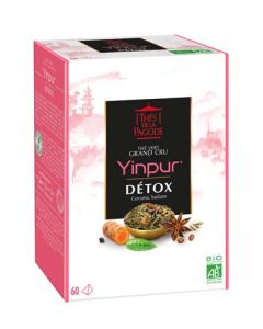 Thés de la Pagode Thé Yinpur Bio 60 sachets