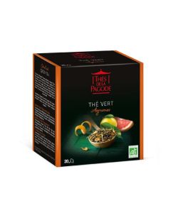 Thés de la Pagode Thé Vert Agrumes Bio 20 sachets