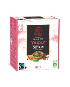 Thés de la Pagode Thé Yinpur Bio 18 sachets 