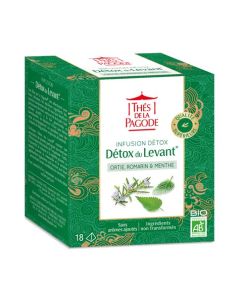 Thés de la Pagode Infusion Détox du Levant 18 sachets