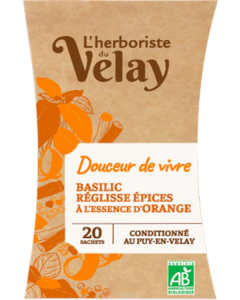 Pages Velay Infusion Bio Douceur de Vivre Infusettes x20