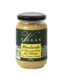 Vigean Moutarde de Dijon Arômatisée au Citron 350g