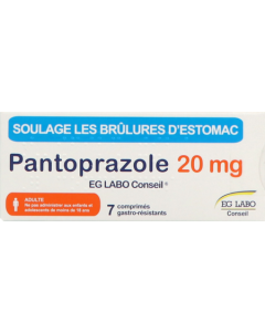 Eg Labo Pantoprazole 20mg Comprime 7