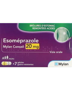 Esomeprazole Mylan Conseil 20mg Gelule Gastroresistante 7