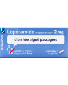 Loperamide Biogaran Conseil 2mg Gelule 12