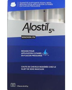 Alostil 5% Mousse 60g x3