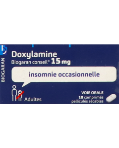Doxylamine Biogaran Conseil 15mg Comprime 10