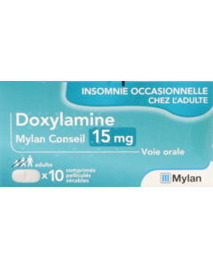 Viatris Doxylamine 15 mg 10 Comprime Sécables