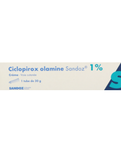 Ciclopirox Olamine Sandoz 1% Crème 30g