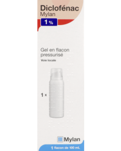 Diclofenac Viatris 1% Gel Flacon Pressurise 100ml