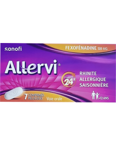 Allervi 120mg Comprimés Pelliculés x7