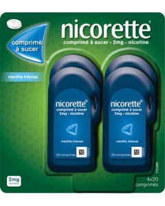 Nicorette 2mg 80 comprimés à sucer 