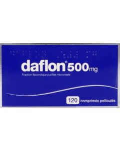 Daflon 500mg 120 comprimés pelliculés