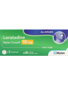 Viatris Conseil Loratadine 10mg Comprime 7