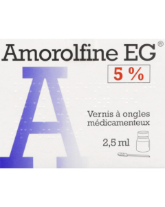 Amorolfine 5% Vernis A Ongles Médicamenteux 2ml5 + 10 Spatule