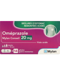 Viatris Conseil Oméprazole 20mg Gélule 14