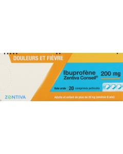 Ibuprofene Zentiva Conseil 200mg Comprime 20