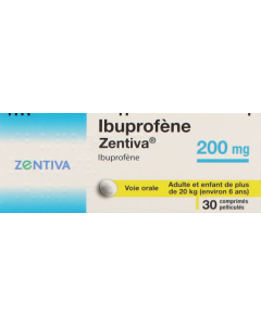 Zentiva Ibuprofène 200mg Comprimés x30