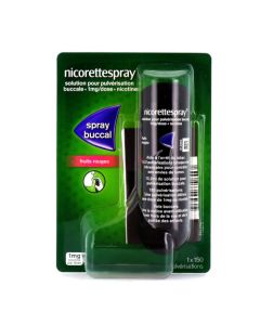 Nicorettespray Spray Buccal Fruits Rouges Nicotine 1mg/dose 150 pulvérisations