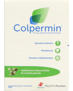 Colpermin 187mg Gélule 30