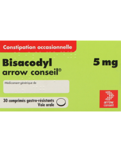Bisacodyl Arrow Conseil 5mg Comprime Gastroresistant 30