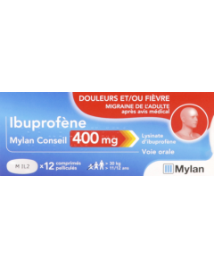 Viatris Ibuprofene 400 mg 12 comprimés