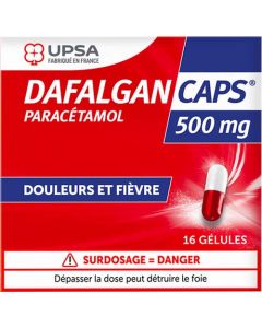 Dafalgancaps 500mg Gélules x16